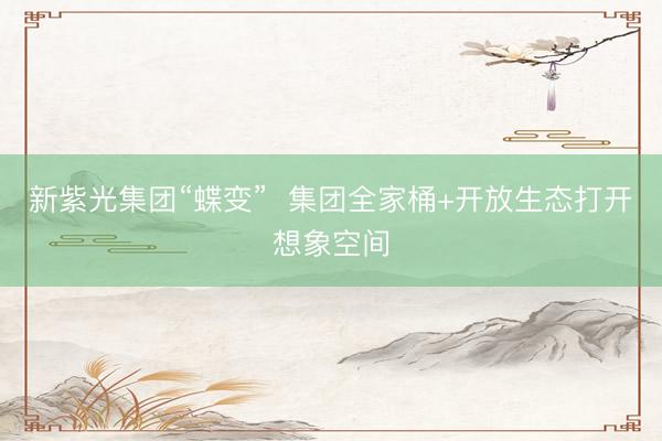 新紫光集团“蝶变”  集团全家桶+开放生态打开想象空间